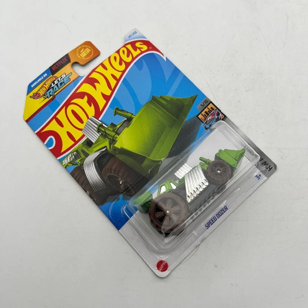 Hot Wheels Speed Dozer Green HW Metro 5/10 Lets Race 147/250 Diecast Car HTB17